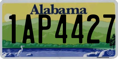AL license plate 1AP4427