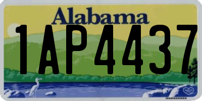 AL license plate 1AP4437