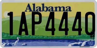 AL license plate 1AP4440