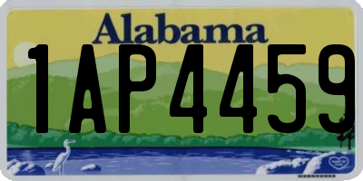 AL license plate 1AP4459