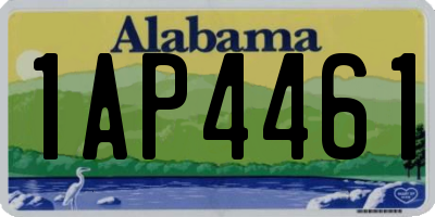 AL license plate 1AP4461