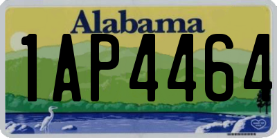 AL license plate 1AP4464
