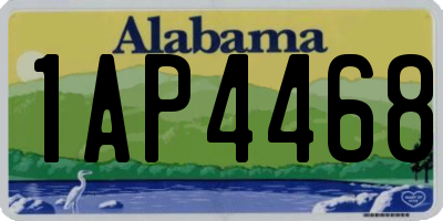 AL license plate 1AP4468