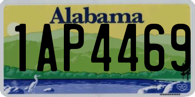 AL license plate 1AP4469