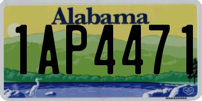 AL license plate 1AP4471