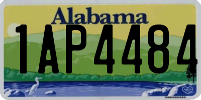 AL license plate 1AP4484