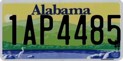 AL license plate 1AP4485