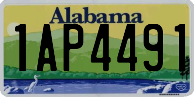 AL license plate 1AP4491