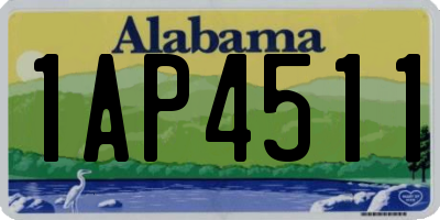 AL license plate 1AP4511