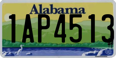 AL license plate 1AP4513