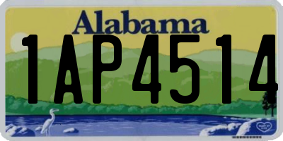 AL license plate 1AP4514