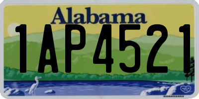 AL license plate 1AP4521