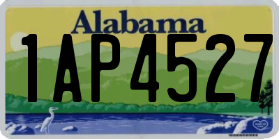 AL license plate 1AP4527