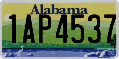 AL license plate 1AP4537
