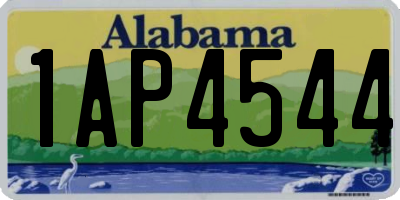 AL license plate 1AP4544