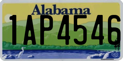 AL license plate 1AP4546