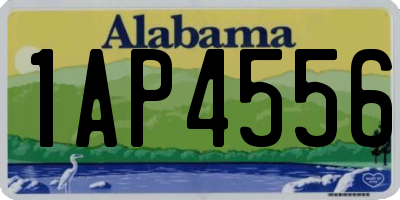 AL license plate 1AP4556