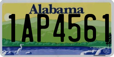 AL license plate 1AP4561