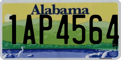 AL license plate 1AP4564