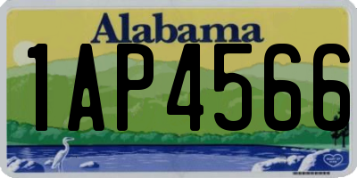 AL license plate 1AP4566