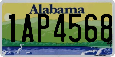 AL license plate 1AP4568