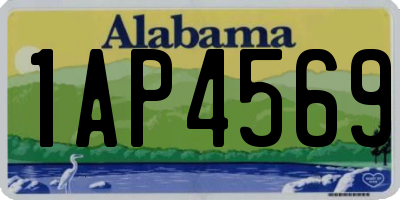 AL license plate 1AP4569