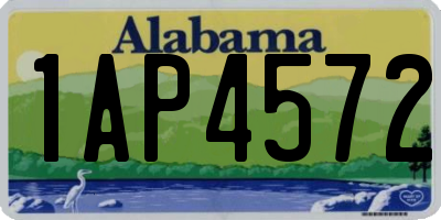 AL license plate 1AP4572