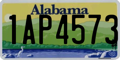 AL license plate 1AP4573