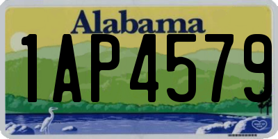 AL license plate 1AP4579