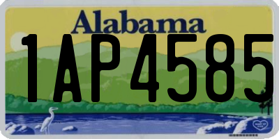 AL license plate 1AP4585