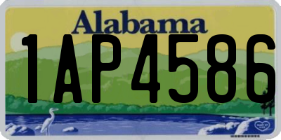 AL license plate 1AP4586