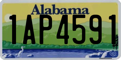 AL license plate 1AP4591
