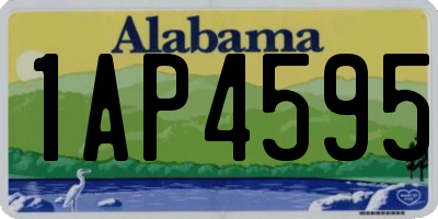AL license plate 1AP4595