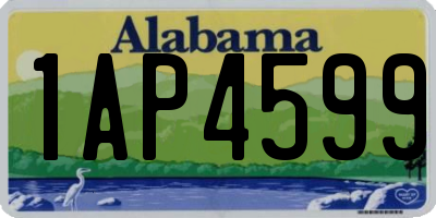 AL license plate 1AP4599