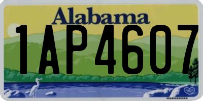 AL license plate 1AP4607