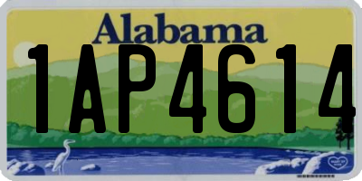 AL license plate 1AP4614