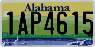 AL license plate 1AP4615