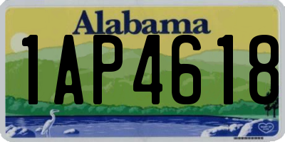 AL license plate 1AP4618