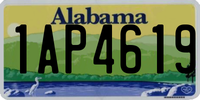 AL license plate 1AP4619