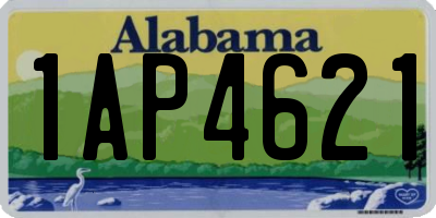 AL license plate 1AP4621