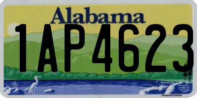 AL license plate 1AP4623