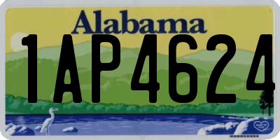 AL license plate 1AP4624
