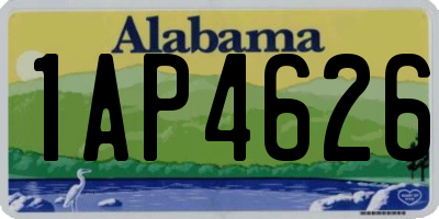 AL license plate 1AP4626