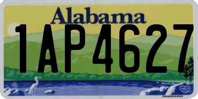 AL license plate 1AP4627