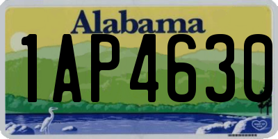 AL license plate 1AP4630