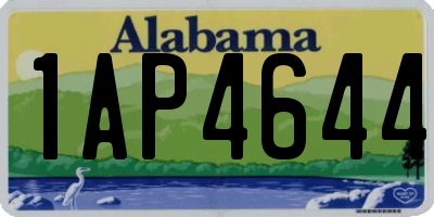 AL license plate 1AP4644