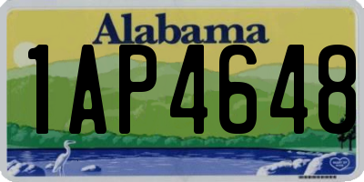 AL license plate 1AP4648
