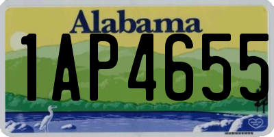 AL license plate 1AP4655