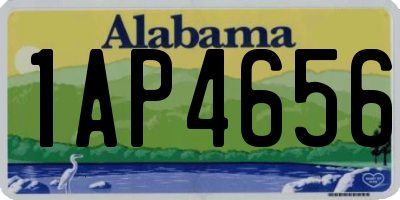 AL license plate 1AP4656