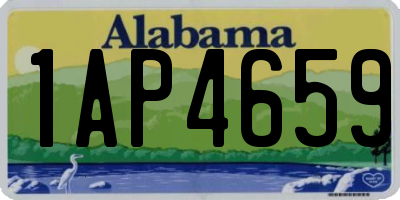 AL license plate 1AP4659